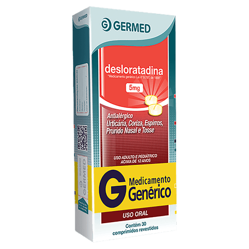 Desloratadina 5mg 30 Comprimidos Revestidos - Genérico - Germed