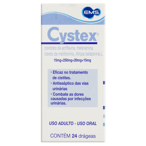 Cystex Ems - 24 Drágeas