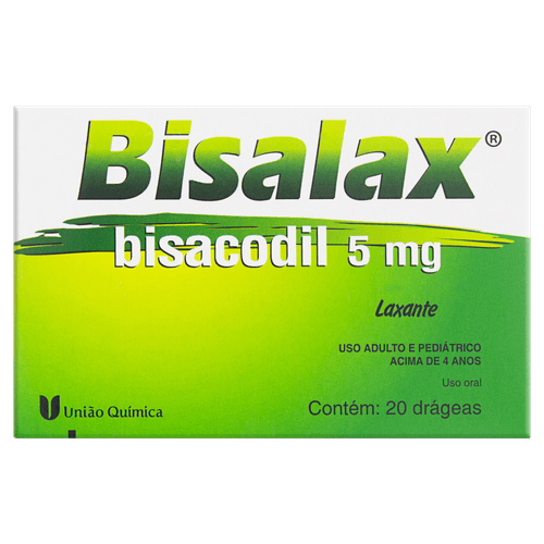 Bisalax 5mg 20 Drágeas