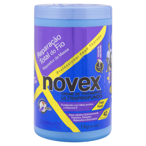 CREME DE TRATAMENTO NOVEX REPOSIÇÃO DE MASSA COM 1KG