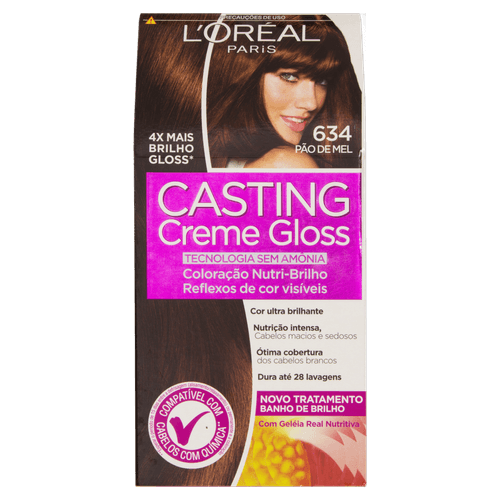 Tintura Casting Creme Gloss 634 Mel Tabaco - Casting Crem Gloss