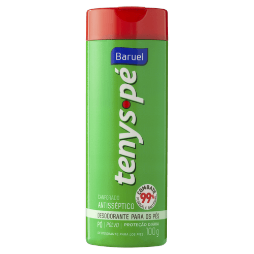Desodorante Tenys Pe Baruel Pó Canf 100G - Tenys Pe