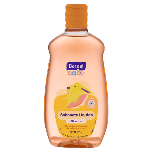 Sabonete Liquido Baruel Baby C/Glicerina 210Ml