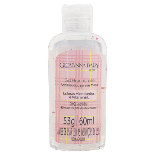 Gel Higienizante Giovanna Baby Classic 60Ml - Giovanna Baby