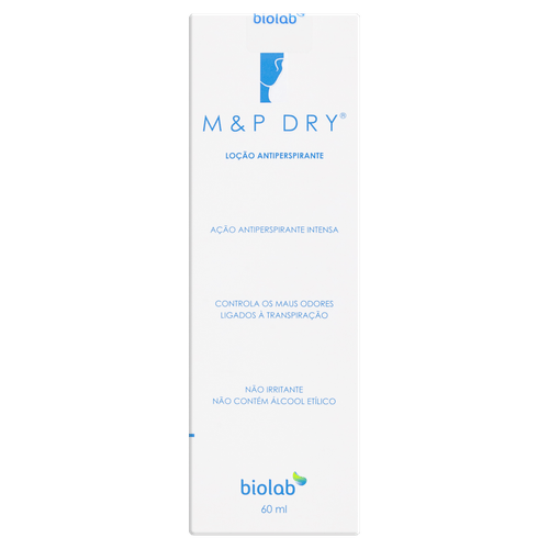 Loção Antiperspirante M&P Dry Biolab 60ml Spray