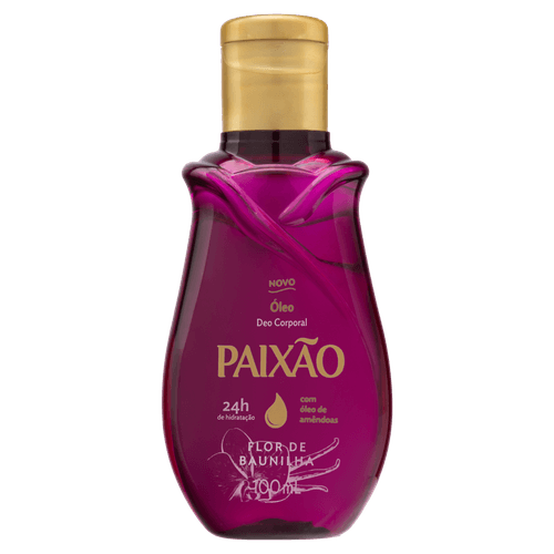 Óleo Corporal Desodorante Paixão Flor de Baunilha 100ml