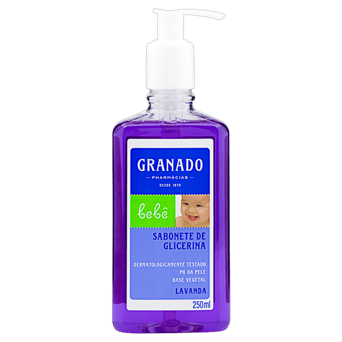 Sabonete Líquido Granado Bebê Glicerina Lavanda 250Ml - Granado