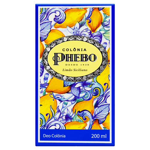 Desodorante Colônia Phebo Limão Sici 200Ml - Phebo