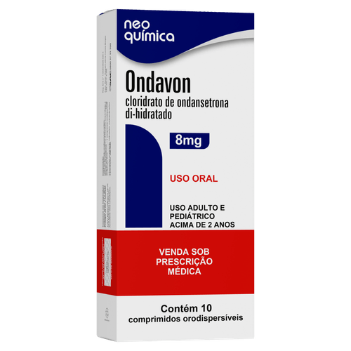 Ondavon 8mg 10 Comprimidos Orodispersíveis - Neo Química