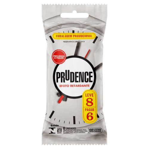 Preservativo Prudence Efeito Retardante L8P6 - Prudence