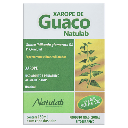 Xarope Expectorante Guaco Natulab 117,6mg Xarope 150ml