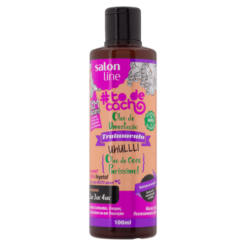 Óleo Umecta Salon Line Coco Purissimo Todecacho 100Ml - Salon Line To De Cacho