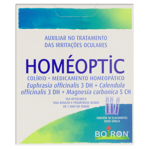 Homeoptic Solução Oftálmico 10 Flaconetes