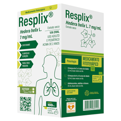 Resplix 7mg/ml Xarope 100ml - Sem Marca - Servico