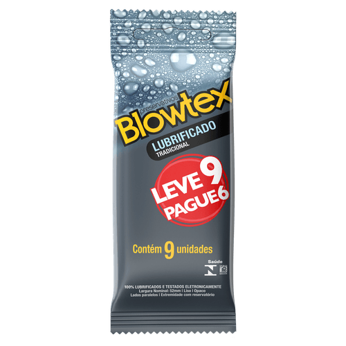 Preserv Blowtex Lubrificante - Leve 9 Pague 6 - Blowtex