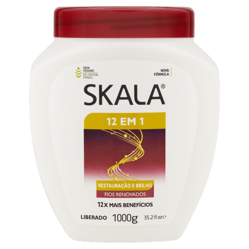 Creme de Tratamento Skala 12 em 1 Pote 1000g