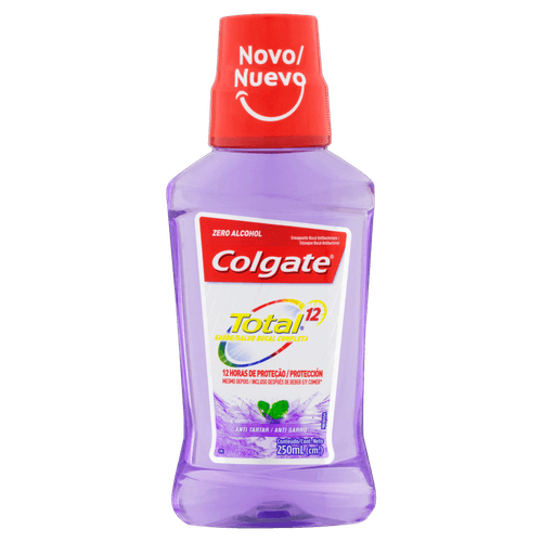 Enxaguante Bucal Zero Álcool Colgate Total 12 Frasco 250ml