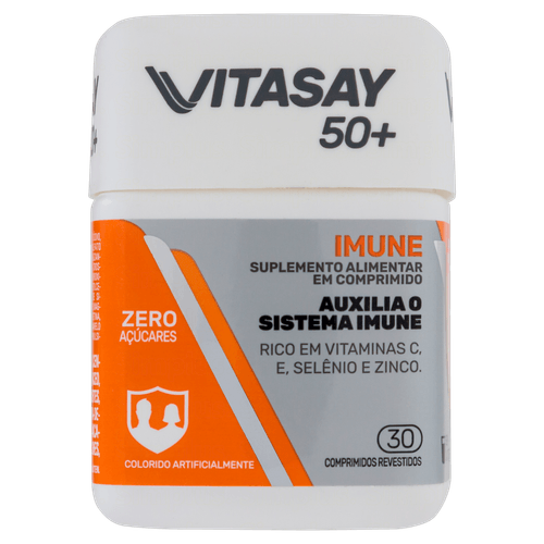 Suplemento Alimentar Vitasay 50+ Imune 30 Comprimidos Revestidos