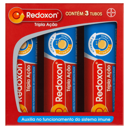 Redoxon Tripla Ação - Vitamina C Efervescente - 30 unidades