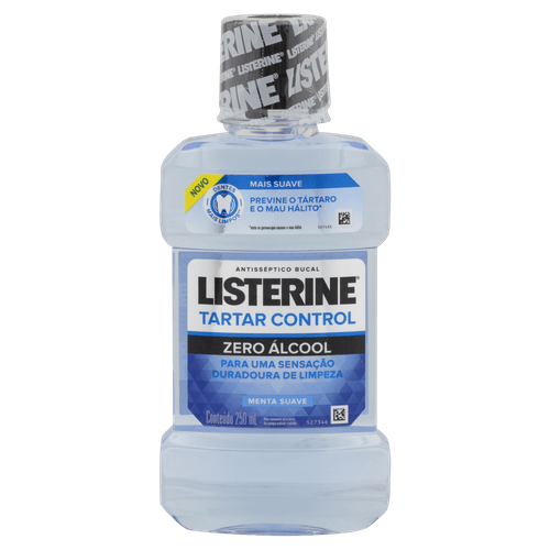 Enxaguatório Bucal Tartar Control Zero, Listerine, 250ml