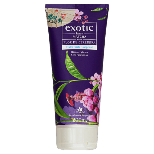 Hidratante Corporal Davene Exotic Japan 200Ml - Davene