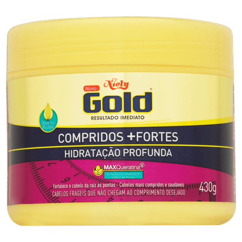 Creme Niely Gold Hidratante Compridos 430G - Niely