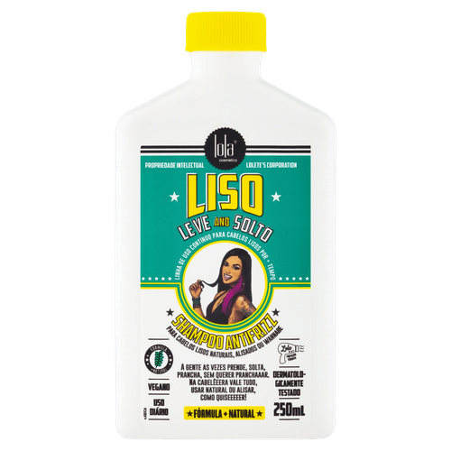 Shampoo Antifri Lola Liso Lvsolto 250Ml - Lola