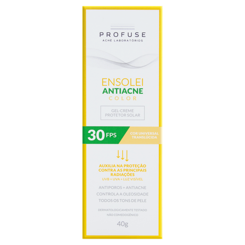Ensolei Anti Acne Colônia Fps 30 40G Prof - Profuse Ensolei