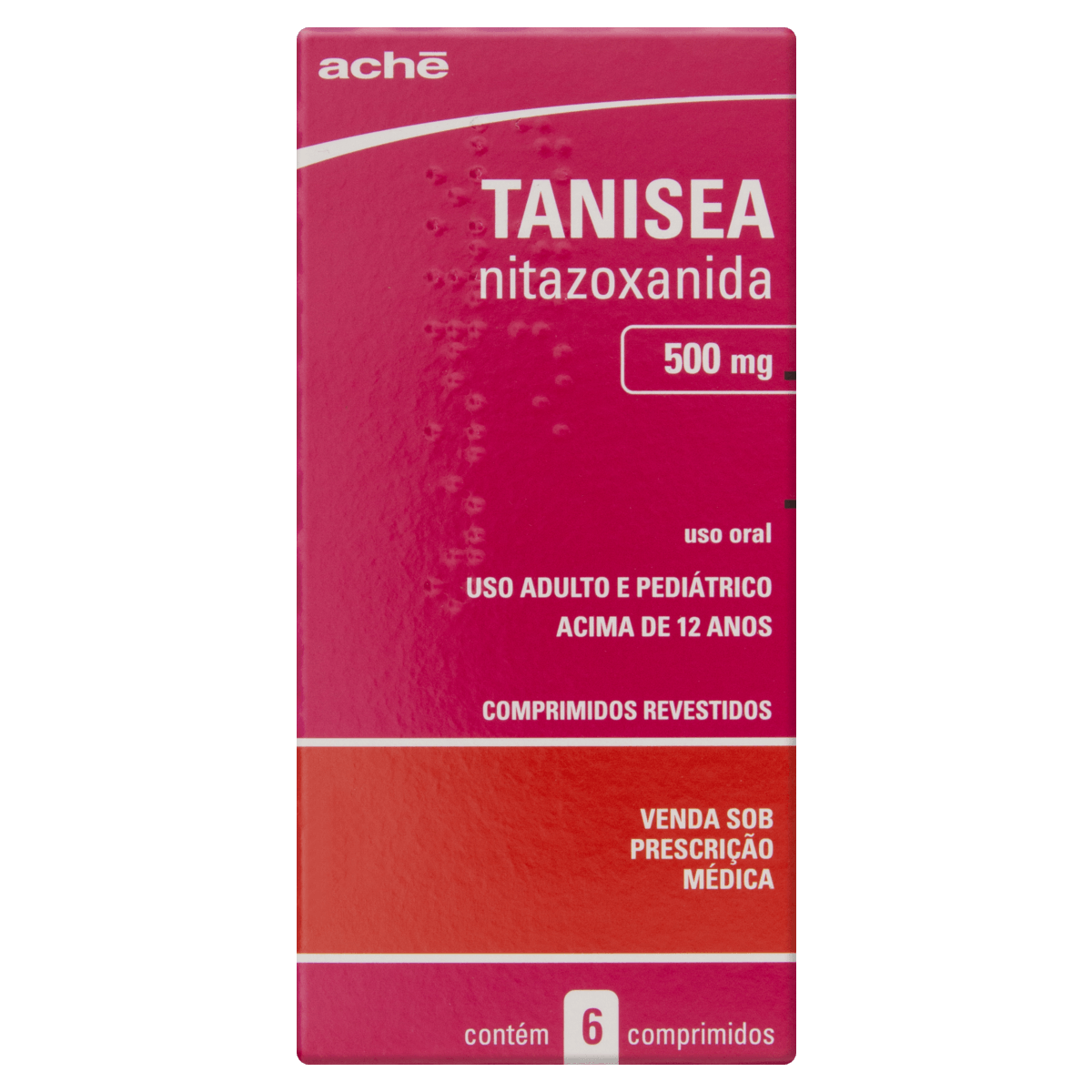 Tanisea 500MG Comprimido revestido - Caixa com 6 Comprimidos