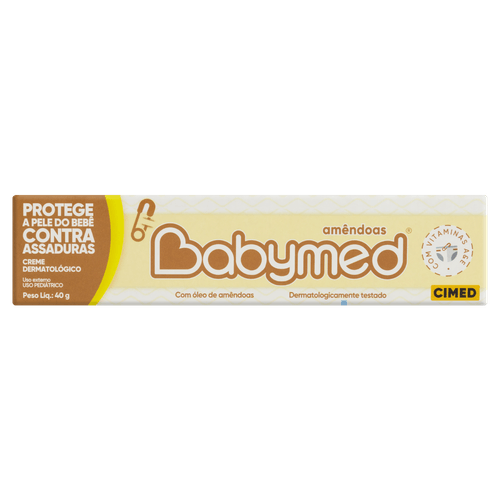 Babymed - Pomada para Assaduras com Óleo de Amêndoas - 40g