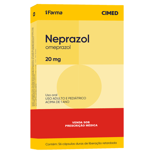 Neprazol 20mg 56 Comprimidos