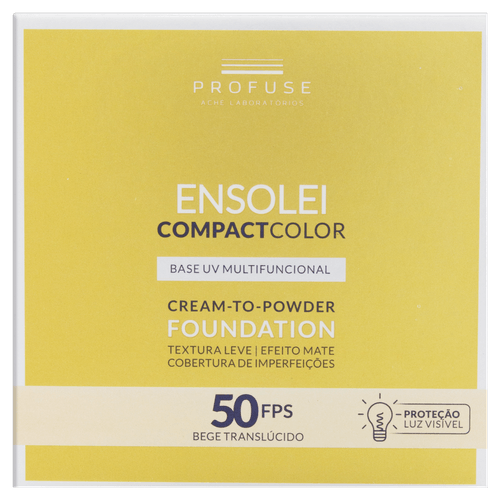 Base facial Profuse Ensolei Compact Color FPS50 - 10g