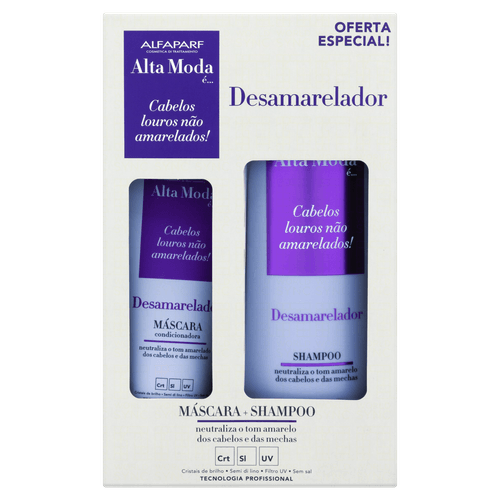 Kit Shampoo Altamoda Desa + Máscara 300Ml - Altamoda