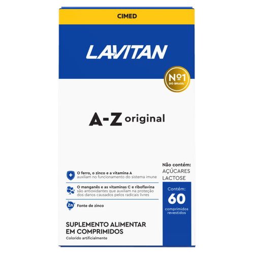 Lavitan A-Z Original - 60 comprimidos