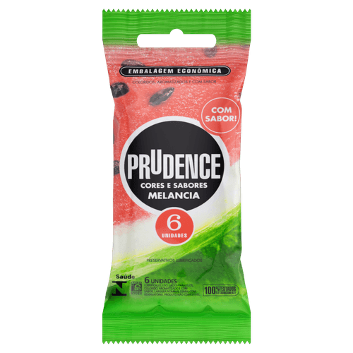 Preservativo Prudence Melancia 6Un - Prudence