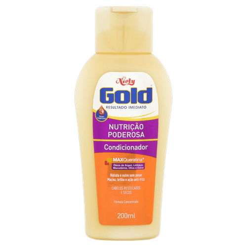 Condicionador Niely Gold Nutri Podero 200Ml - Niely Gold