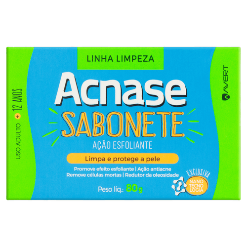 Sabonete Acnase Clean Esfoliante 80G - Acnase