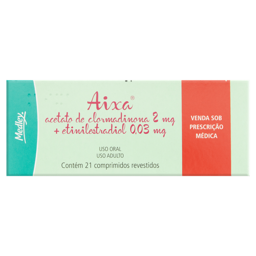 Aixa 2 + 0,03mg 21 Comprimidos Revestidos