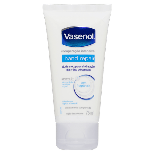 Loção Vasenol Recup Intens Reparador Mãos 75Ml - Vasenol