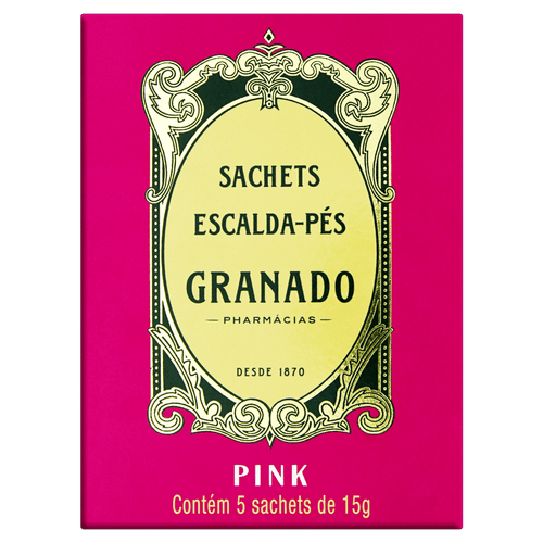Escalda-Pés Pink 5 sachês 75g Granado