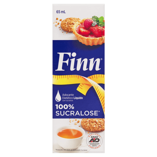 Adoçante Finn Sucralose Líquido 65Ml - Finn
