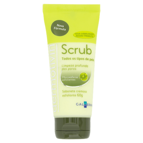 Sabonete Cremoso Esfoliante Dermotivin Scrub 60g