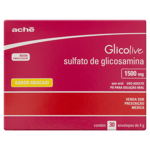 Glicolive 1500mg Pó 30 Envelopes 4g
