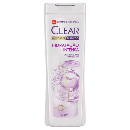 Shampoo Clear Hidratante Int 200Ml - Clear Women