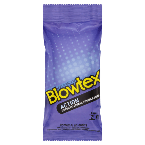 Preservativo Blowtex Act Com 6 - Blowtex