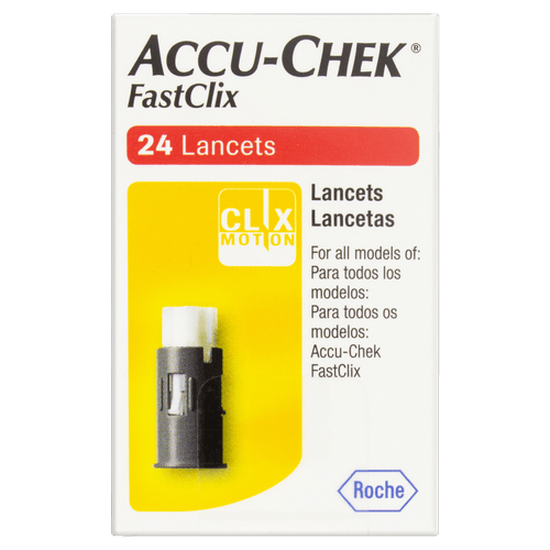 Lan Accu Check Fastclix 24Un - Accu Chek Fastclix