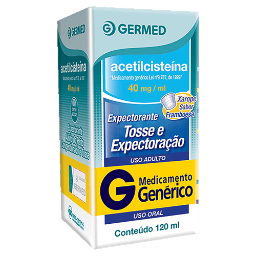 Acetilcisteína Xarope Adulto 40mg - Germed - 120ml