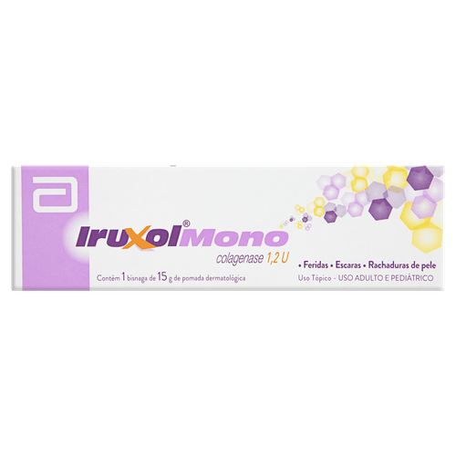 Pomada Dermatológico Iruxol Mono 1,2U/G 15g S/Espatula