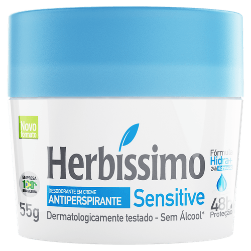 Desodorante Herbissimo Creme Sensi 55G - Herbissimo