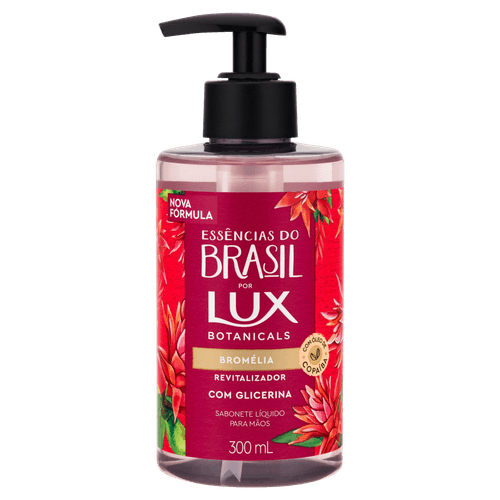 Sabonete Líquido para as Mãos Lux Botanicals Essências do Brasil Bromélia - 300ml